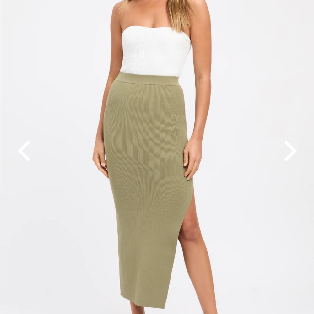Brand new Kookai LOLA SPLIT MIDI SKIRT
